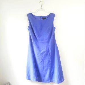 White House Black Market Blue Sleeveless Dress
